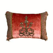 Antique Ottoman Raised Gold Metallic Embroidery (#E071723A&B| 12 x 17