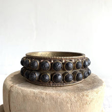 Brass Moroccan Bangle Bracelet - 1 inch