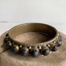 Brass Moroccan Bangle Bracelet - 1/2 inch
