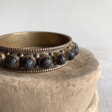 Brass Moroccan Bangle Bracelet - 1/2 inch