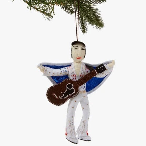 “Elvis" Felt Ornament Ornament Silk Road Bazaar 