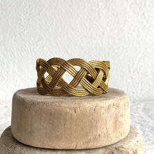 Golden Grass Braided Bracelet | 4 Strand