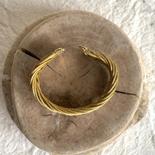 Golden Grass Fishtail Woven Bracelet