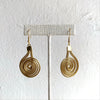 Golden Grass Spiral Earrings Earrings Golden Grass Company Gold 