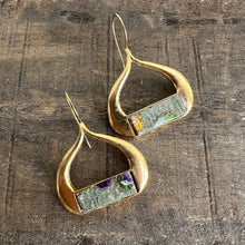 Hand Crafted Ottoman Vintage Textile Earrings