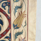 Hand Stitched All Silk Suzani (CSSU231322 | 62 x 82") Suzani Aziz Suzani 
