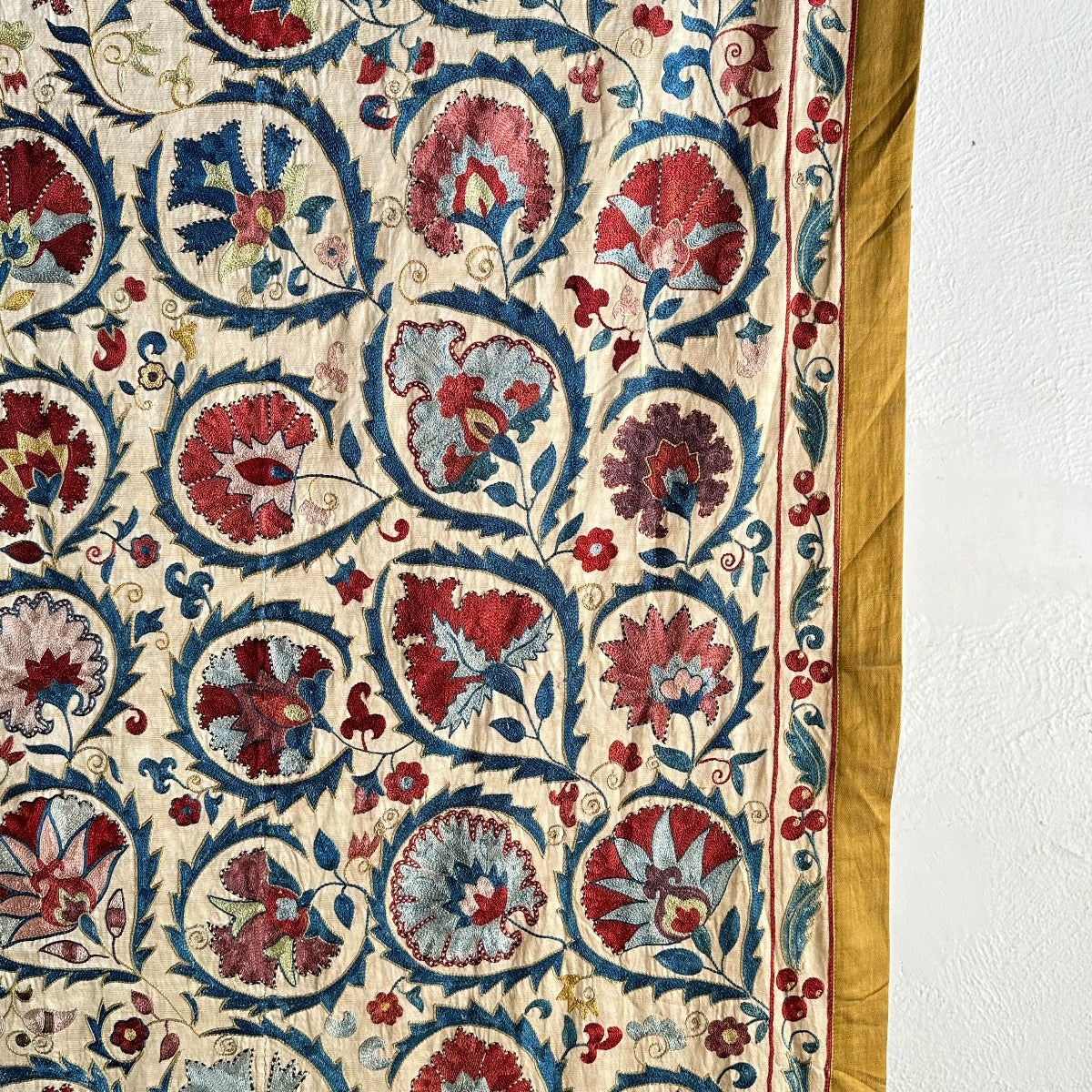 Hand Stitched All Silk Suzani (CSSU241522| 62 x 92