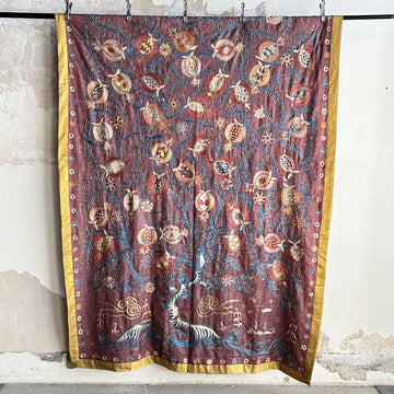 Hand Stitched All Silk Suzani (CSSU241622| 63 x 98