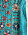 Hand Stitched Suzani (CSSU061823 | 96 x 62") Suzani Aziz Suzani 