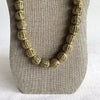 Handmade Ghanaian Brass Beaded Necklace - Medium Beads Farafinya African Market Farafinya African Market 