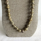 Handmade Ghanaian Brass Beaded Necklace - Small Beads 14" Farafinya African Market Farafinya African Market 