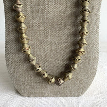Handmade Ghanaian Brass Beaded Necklace - Small Beads 14