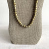 Handmade Ghanaian Brass Beaded Necklace - Small Beads Farafinya African Market Farafinya African Market 