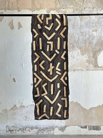 Handwoven Vintage Kuba Cloth  (#6754 | 22 x 113