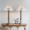 Pair of Antique Candlestick Lamps Lamp Rebecca Vizard 