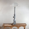 Tall Antique Zinc Architectural Fragment Lamp Lamp Rebecca Vizard 