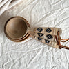 Wood Scoops with Rattan Wrapped Handle | Set of 3 Kitchen Creative Co-OP 